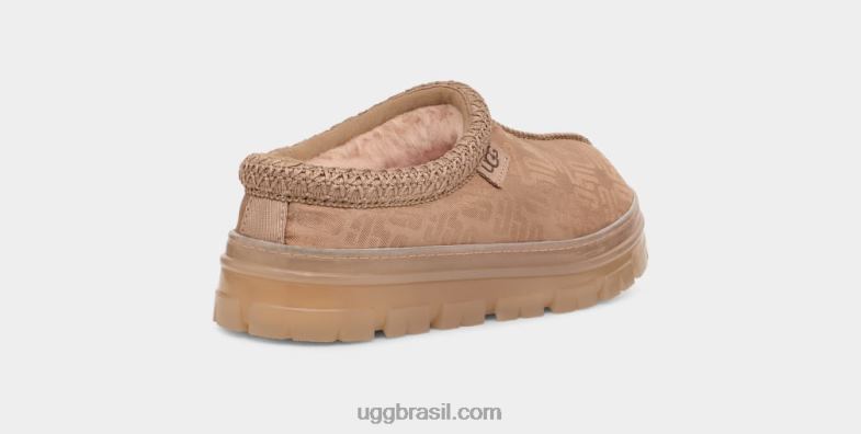 cinza bronzeado 4VTTD617 UGG mulheres monograma gráfico tasman