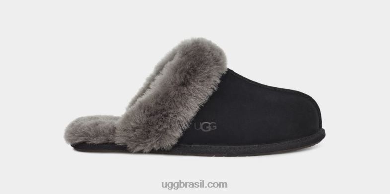 cinza escuro 4VTTD447 UGG mulheres scuffette ii