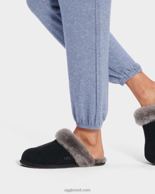 cinza escuro 4VTTD447 UGG mulheres scuffette ii