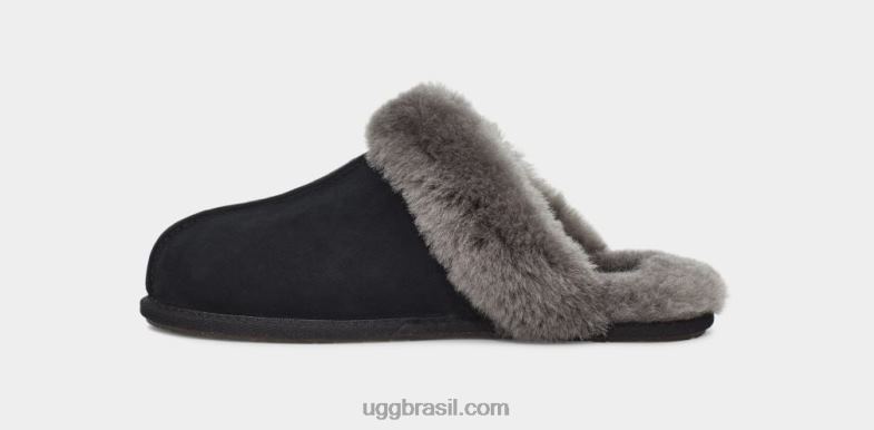 cinza escuro 4VTTD447 UGG mulheres scuffette ii