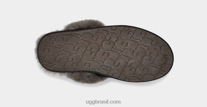 cinza escuro 4VTTD447 UGG mulheres scuffette ii