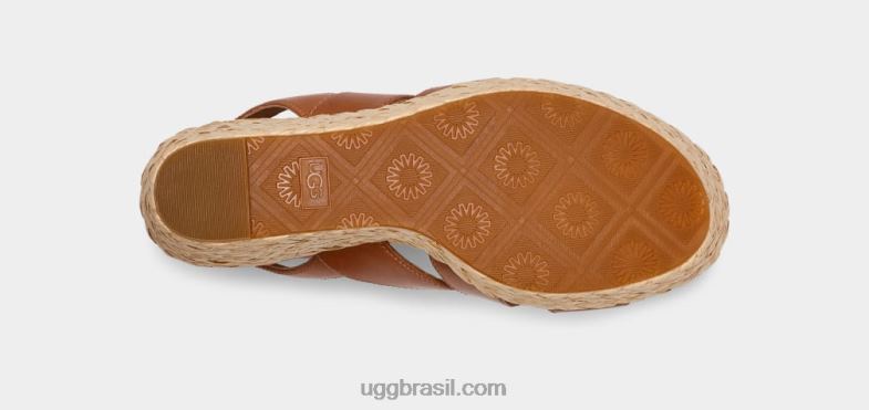 couro castanho 4VTTD60 UGG mulheres carena