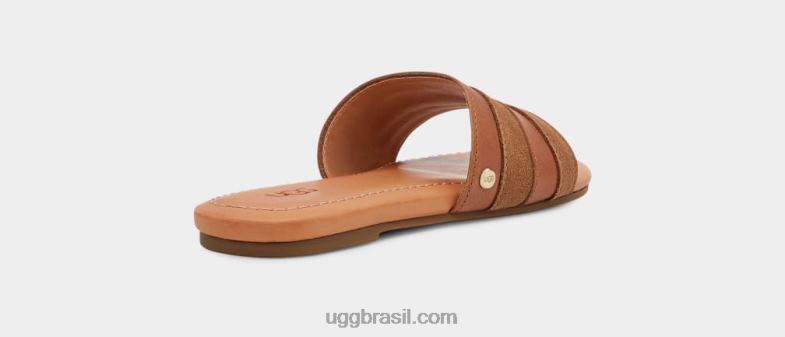 couro castanho 4VTTD828 UGG mulheres ximena