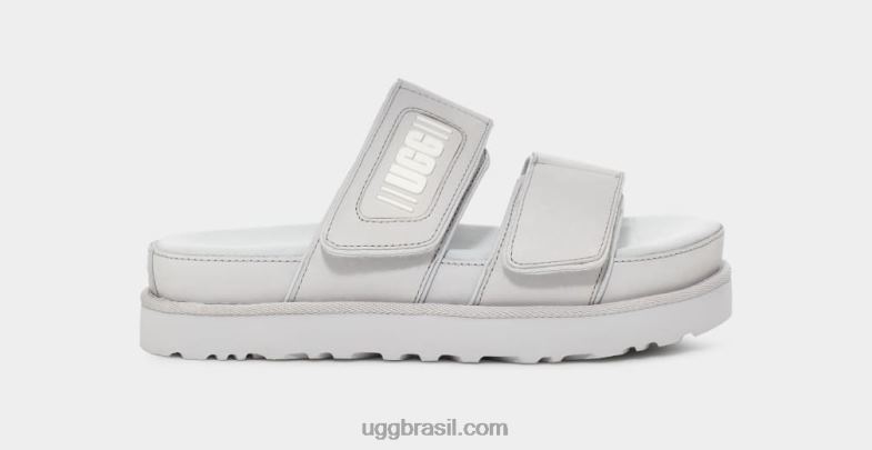 couro cinza metálico 4VTTD2141 UGG mulheres maior