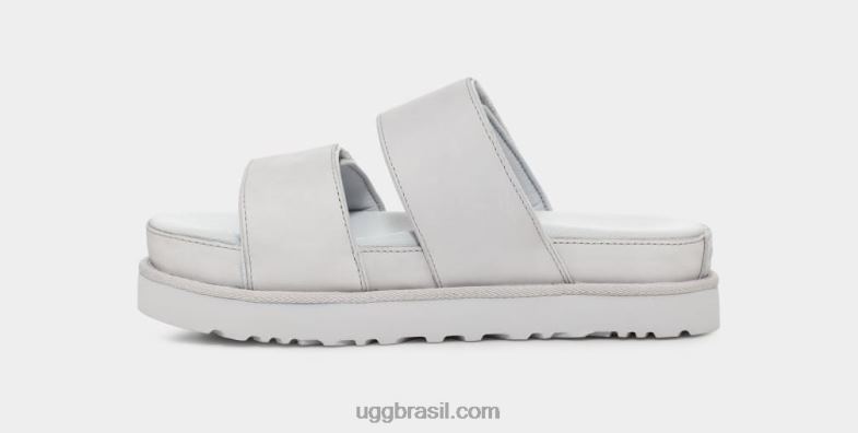 couro cinza metálico 4VTTD2141 UGG mulheres maior