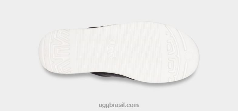 couro preto 4VTTD539 UGG mulheres banda cruzada zayne