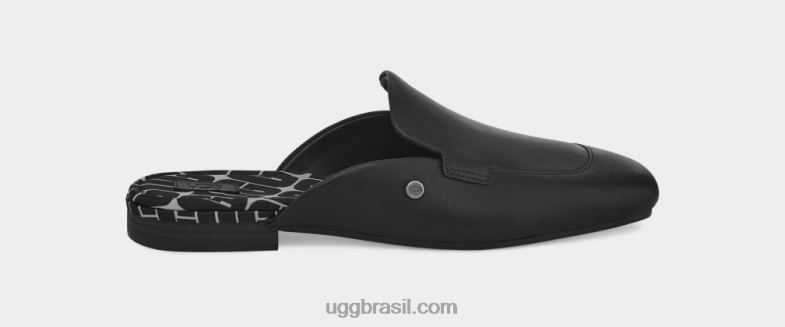 couro preto 4VTTD751 UGG mulheres mula janaya