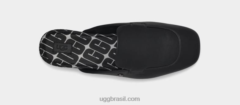 couro preto 4VTTD751 UGG mulheres mula janaya