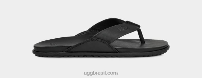 couro preto 4VTTD813 UGG mulheres solivan flip