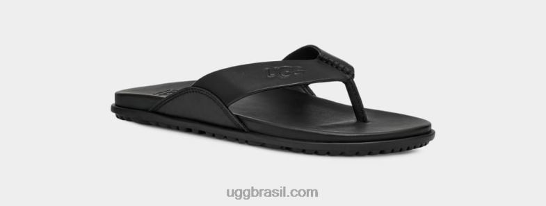 couro preto 4VTTD813 UGG mulheres solivan flip