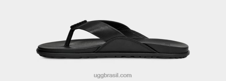 couro preto 4VTTD813 UGG mulheres solivan flip