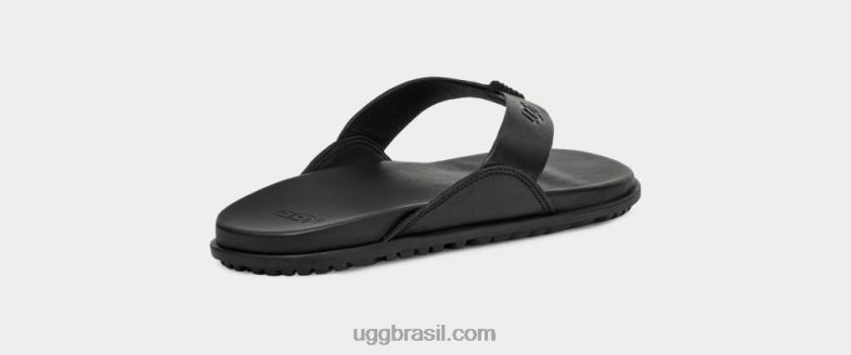 couro preto 4VTTD813 UGG mulheres solivan flip