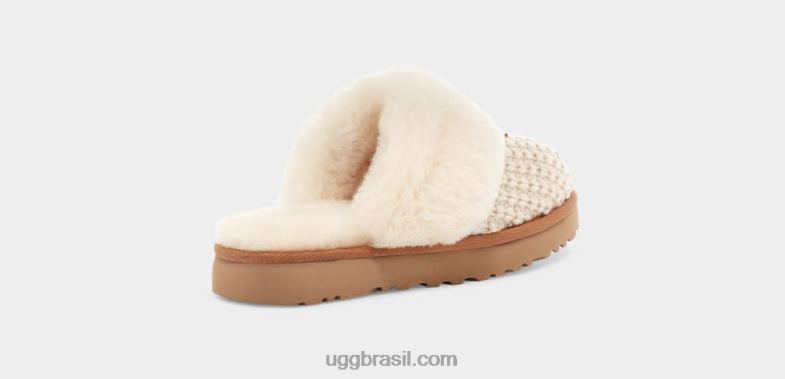 creme 4VTTD2125 UGG mulheres chinelo aconchegante