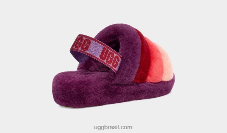 doce de ameixa multi 4VTTD827 UGG mulheres fluff sim slide ombre