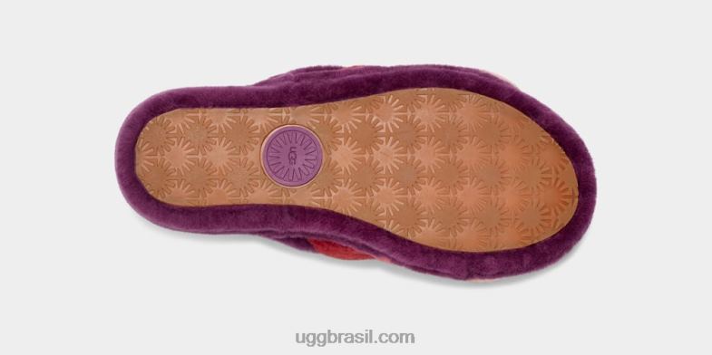 doce de ameixa multi 4VTTD827 UGG mulheres fluff sim slide ombre