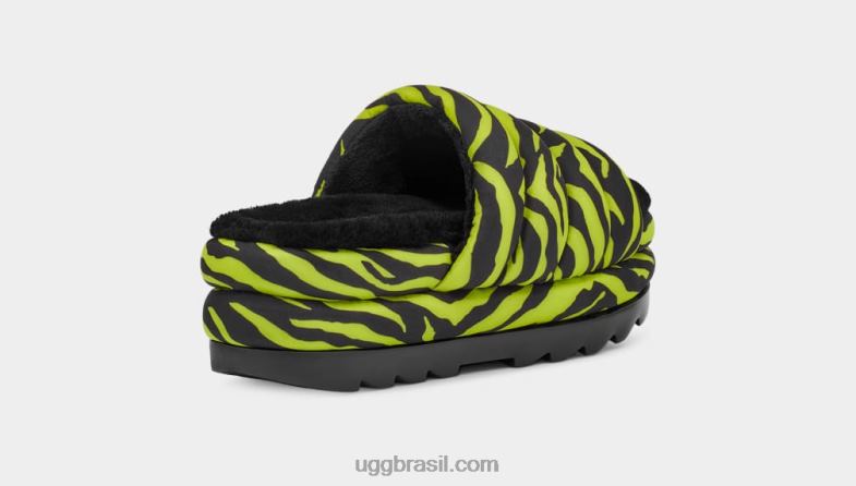 limão 4VTTD42 UGG mulheres maxi slide impressão de tigre
