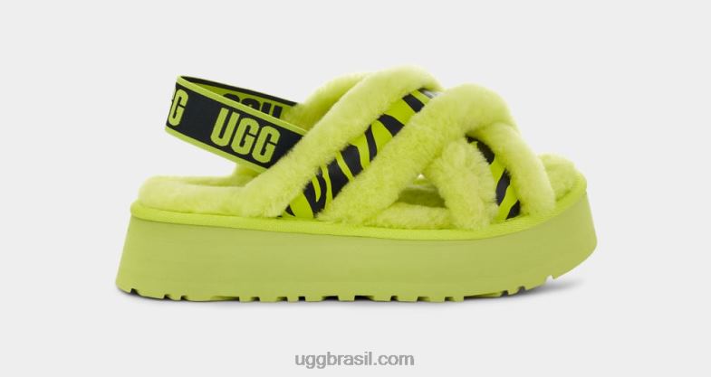 limão 4VTTD737 UGG mulheres discoteca cross slide animalia