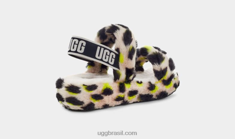 limão 4VTTD765 UGG mulheres oh sim impressão de chita
