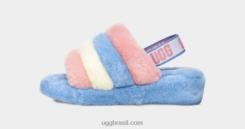 listras de orgulho 4VTTD839 UGG mulheres orgulho fluff sim deslize