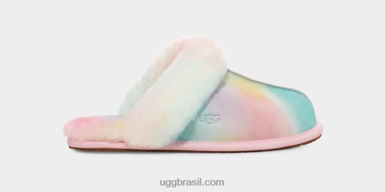 mistura de arco-íris 4VTTD351 UGG mulheres aquarelas scuffette ii