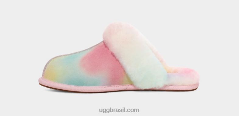 mistura de arco-íris 4VTTD351 UGG mulheres aquarelas scuffette ii
