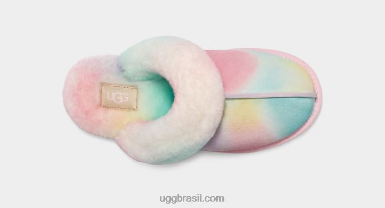 mistura de arco-íris 4VTTD351 UGG mulheres aquarelas scuffette ii