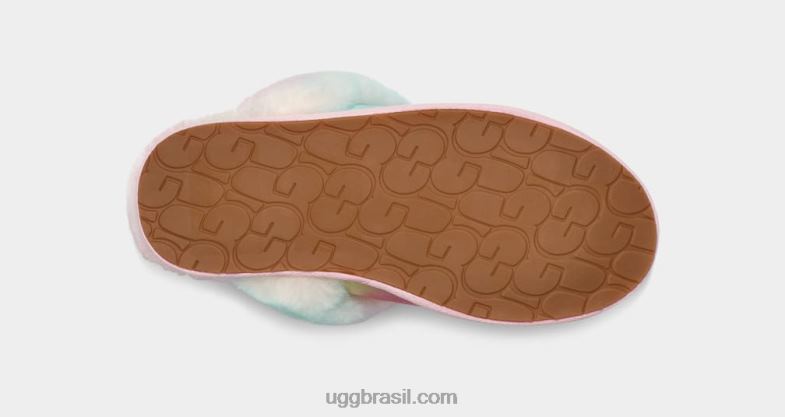 mistura de arco-íris 4VTTD351 UGG mulheres aquarelas scuffette ii