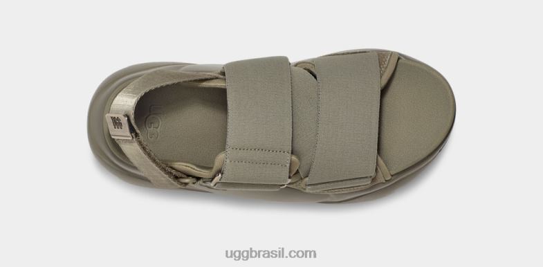 musgo verde 4VTTD2124 UGG mulheres la street sandália camurça