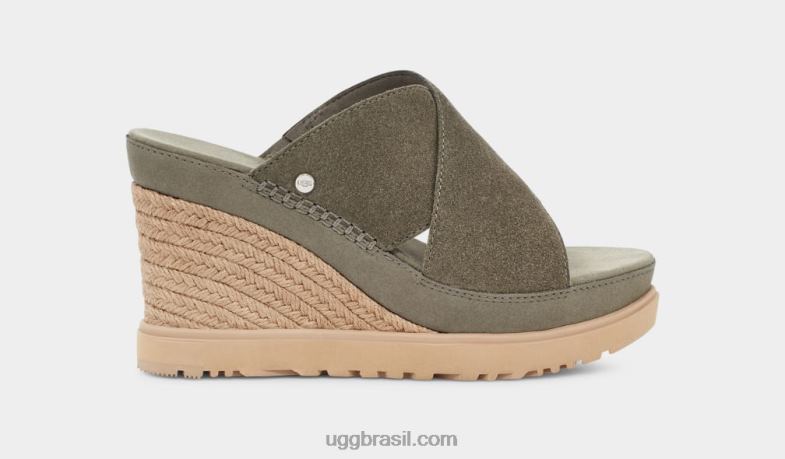 musgo verde 4VTTD452 UGG mulheres escorregador do abade