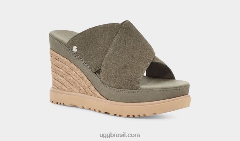musgo verde 4VTTD452 UGG mulheres escorregador do abade
