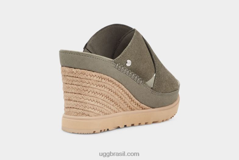 musgo verde 4VTTD452 UGG mulheres escorregador do abade