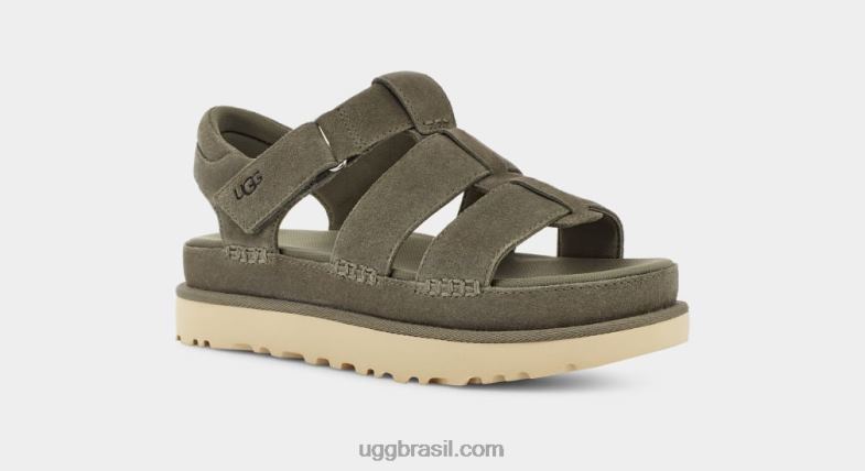 musgo verde 4VTTD455 UGG mulheres alça estrela dourada