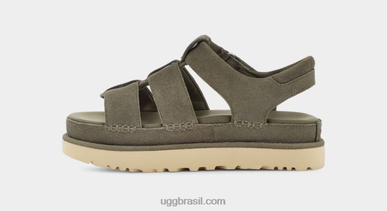musgo verde 4VTTD455 UGG mulheres alça estrela dourada