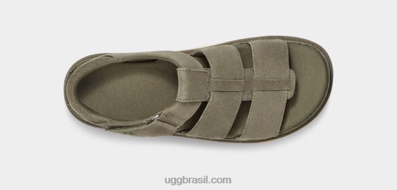 musgo verde 4VTTD455 UGG mulheres alça estrela dourada