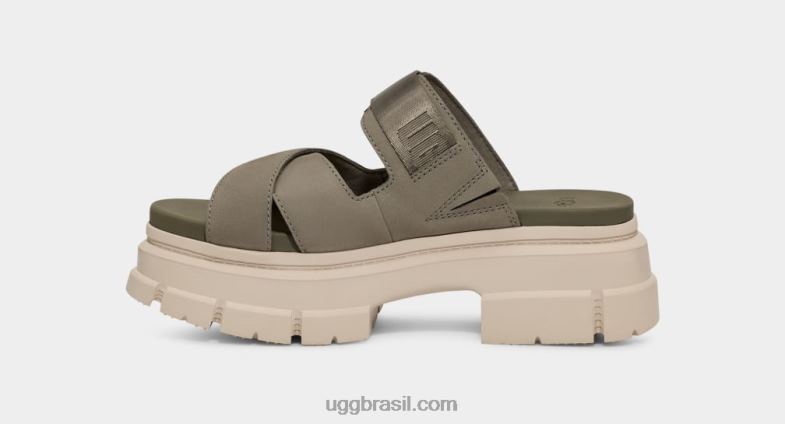 musgo verde 4VTTD465 UGG mulheres slide de ashton