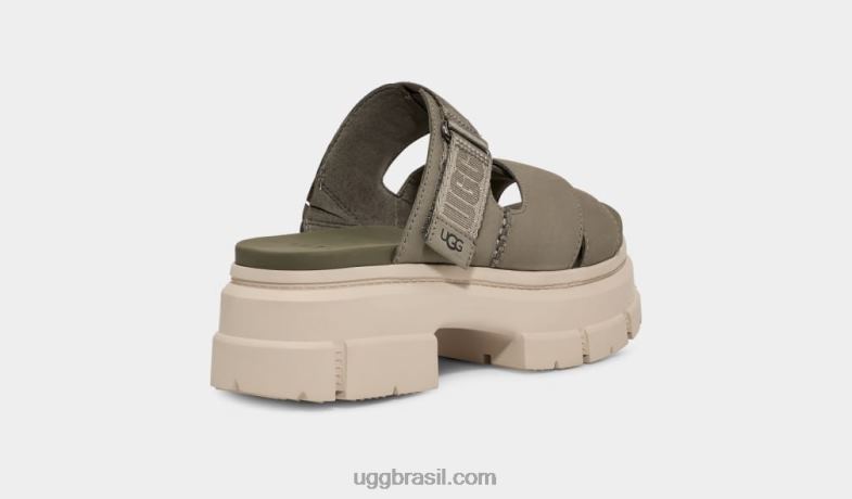 musgo verde 4VTTD465 UGG mulheres slide de ashton