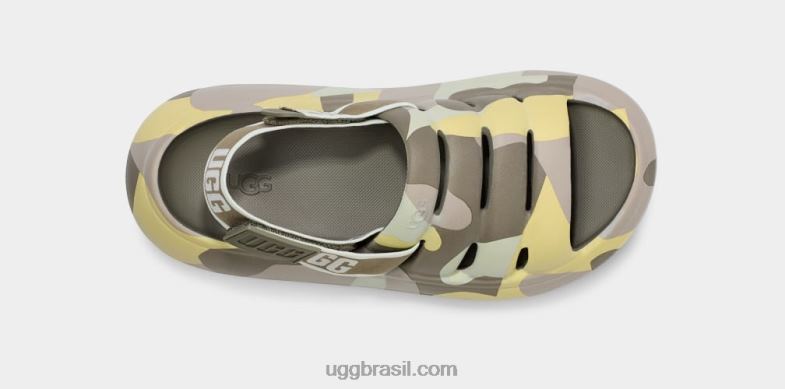 musgo verde 4VTTD519 UGG mulheres esporte sim slide camopop