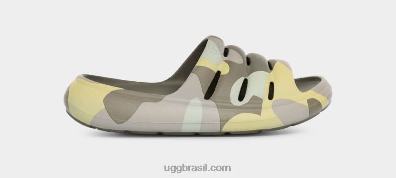 musgo verde 4VTTD519 UGG mulheres esporte sim slide camopop