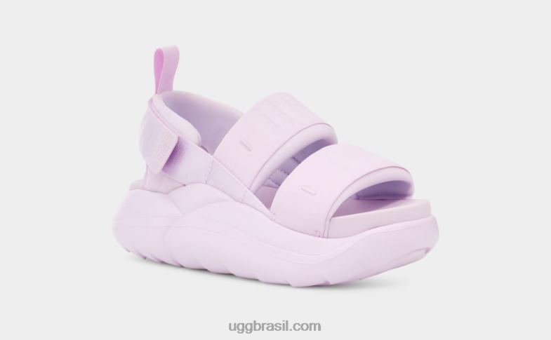 névoa de lavanda 4VTTD554 UGG mulheres sandália esportiva la cloud
