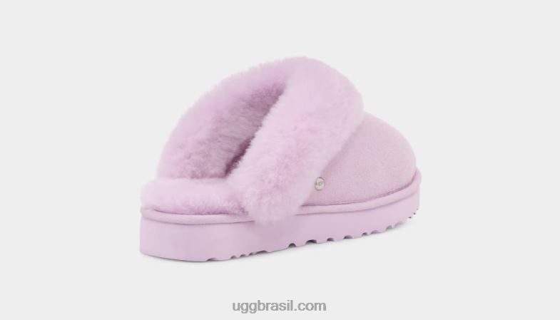 névoa de lavanda 4VTTD610 UGG mulheres chinelo clássico ii