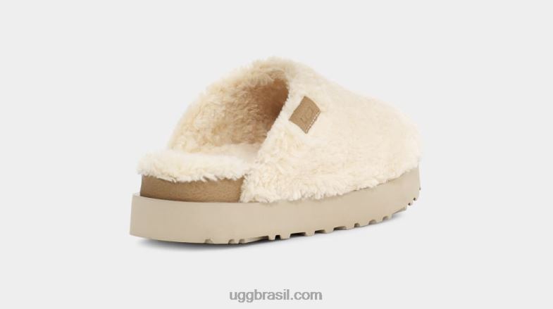 natural 4VTTD2101 UGG mulheres slide de açúcar penugem