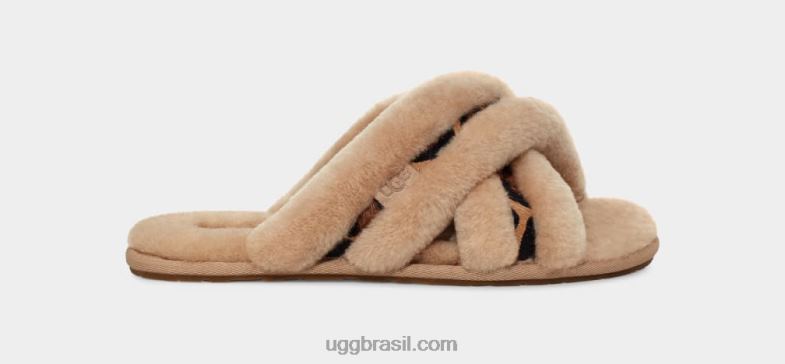 natural 4VTTD41 UGG mulheres scuffita manchado
