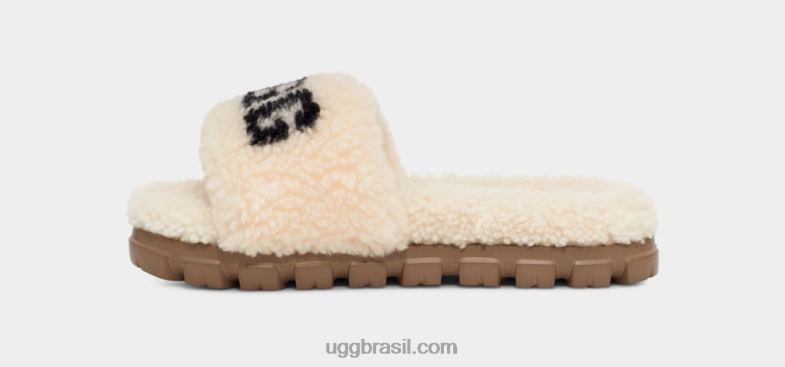 natural 4VTTD583 UGG mulheres gráfico cozetta encaracolado