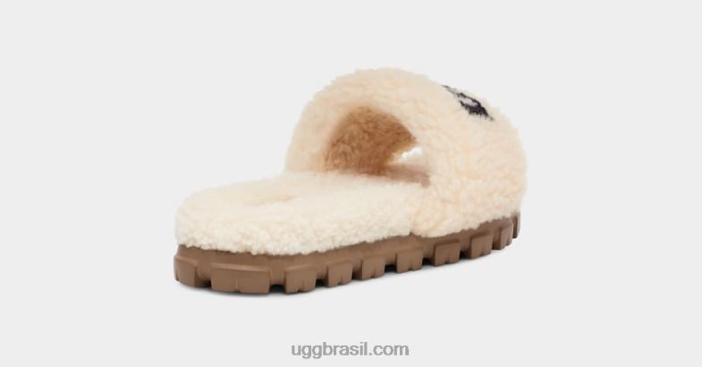 natural 4VTTD583 UGG mulheres gráfico cozetta encaracolado