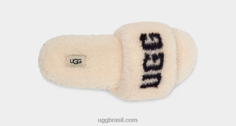 natural 4VTTD583 UGG mulheres gráfico cozetta encaracolado
