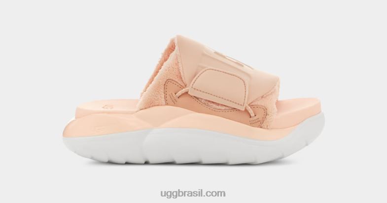 penugem de pêssego 4VTTD65 UGG mulheres o deslizamento de nuvens