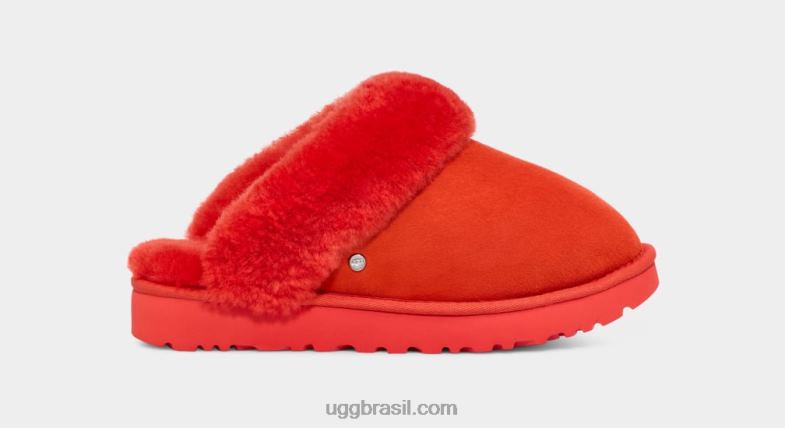 pimentão vermelho 4VTTD611 UGG mulheres chinelo clássico ii