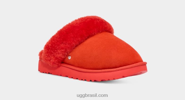 pimentão vermelho 4VTTD611 UGG mulheres chinelo clássico ii