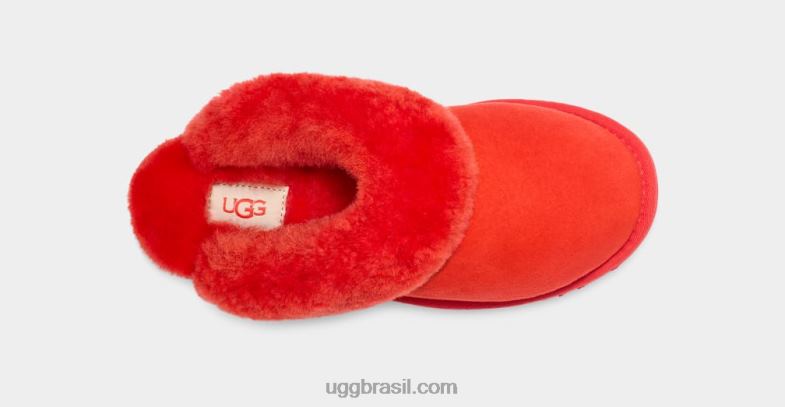 pimentão vermelho 4VTTD611 UGG mulheres chinelo clássico ii