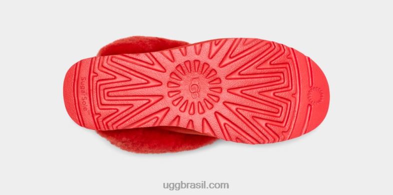 pimentão vermelho 4VTTD611 UGG mulheres chinelo clássico ii